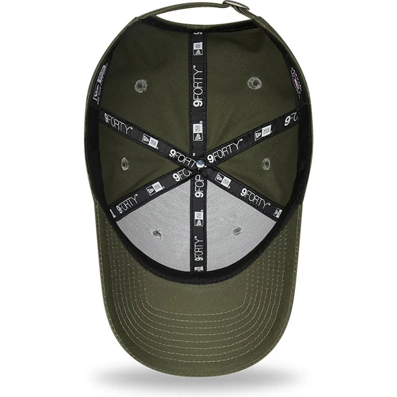 cappelli-curva-verde-cinghia-regolabile-9forty-league-essential-dei-new-york-yankees-mlb-di-new-era cappelli-curva-verde-cinghia-regolabile-9forty-league-essential-dei-new-york-yankees-mlb-di-new-era