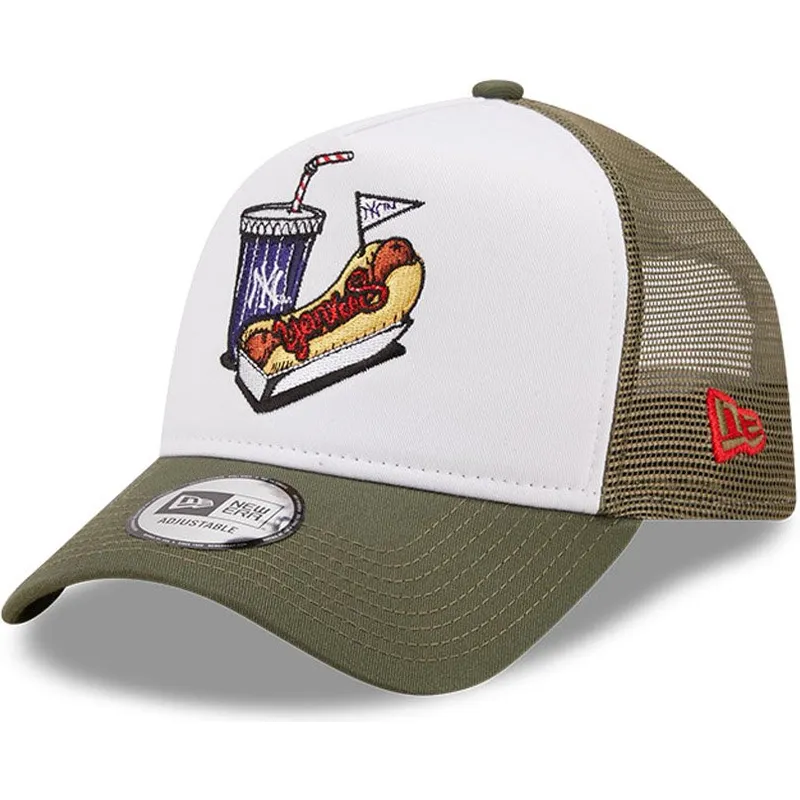 mutzen-gebogen-weiss-snapback-a-frame-stadium-food-hot-dog-der-new-york-yankees-mlb-von-new-era