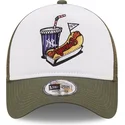 cappelli-curva-bianco-snapback-a-frame-stadium-food-hot-dog-dei-new-york-yankees-mlb-di-new-era