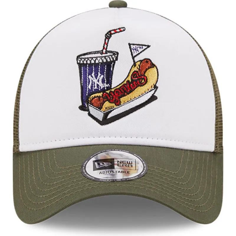 mutzen-gebogen-weiss-snapback-a-frame-stadium-food-hot-dog-der-new-york-yankees-mlb-von-new-era