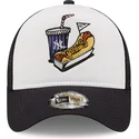 cappellino-trucker-bianco-e-blu-navy-a-frame-stadium-food-hot-dog-dei-new-york-yankees-mlb-di-new-era