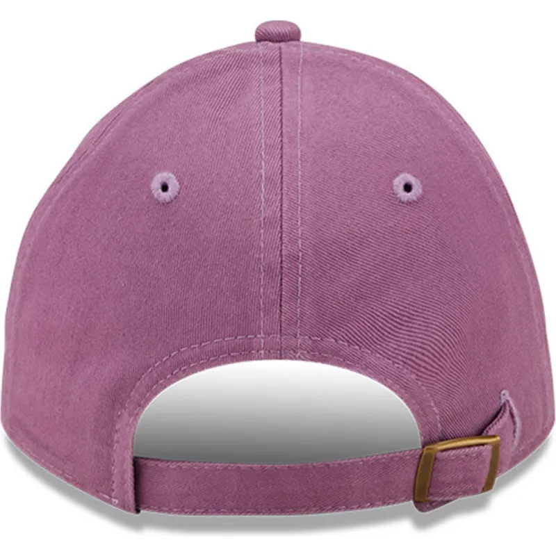 mutzen-gebogen-violett-verstellbares-band-negro-9twenty-essential-casual-classic-der-new-york-yankees-mlb-von-new-era