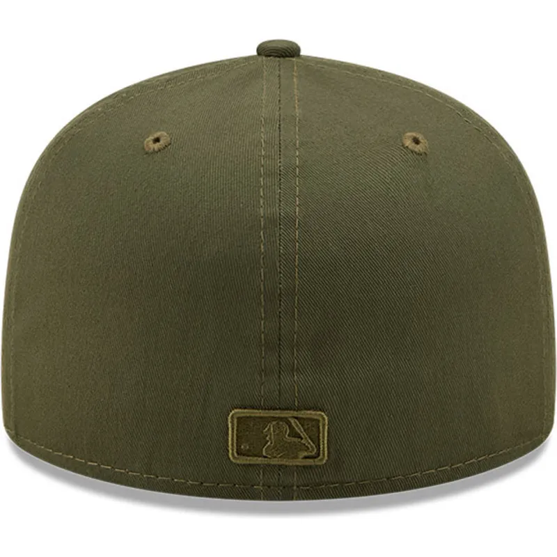 cappelli-piatta-verde-regolato-59fifty-league-essential-dei-new-york-yankees-mlb-di-new-era