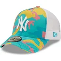cappelli-curva-blu-snapback-a-frame-camo-pack-dei-new-york-yankees-mlb-di-new-era