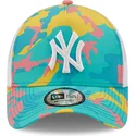 mutzen-gebogen-blau-snapback-a-frame-camo-pack-der-new-york-yankees-mlb-von-new-era