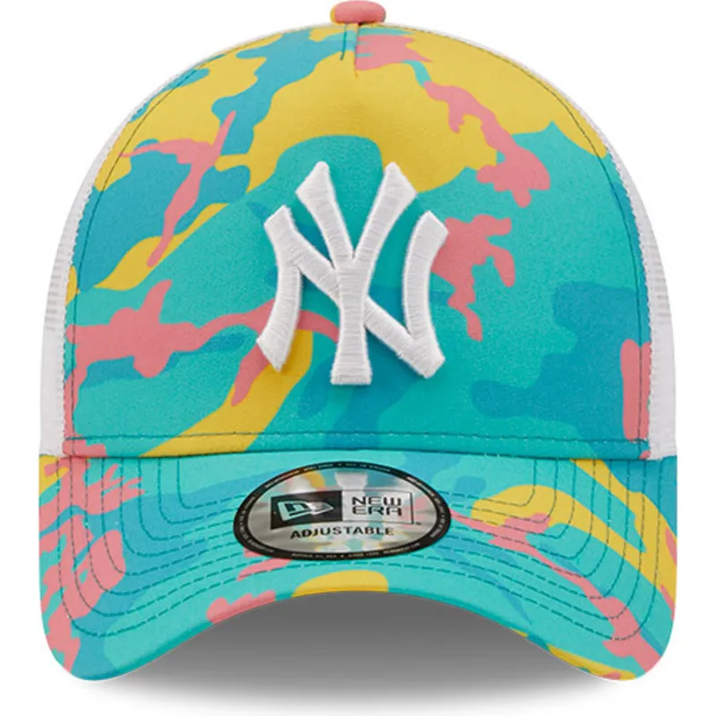 cappelli-curva-blu-snapback-a-frame-camo-pack-dei-new-york-yankees-mlb-di-new-era