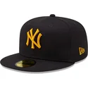 cappello-piatto-blu-navy-regolabile-con-logo-giallo-59fifty-league-essential-dei-new-york-yankees-mlb-di-new-era