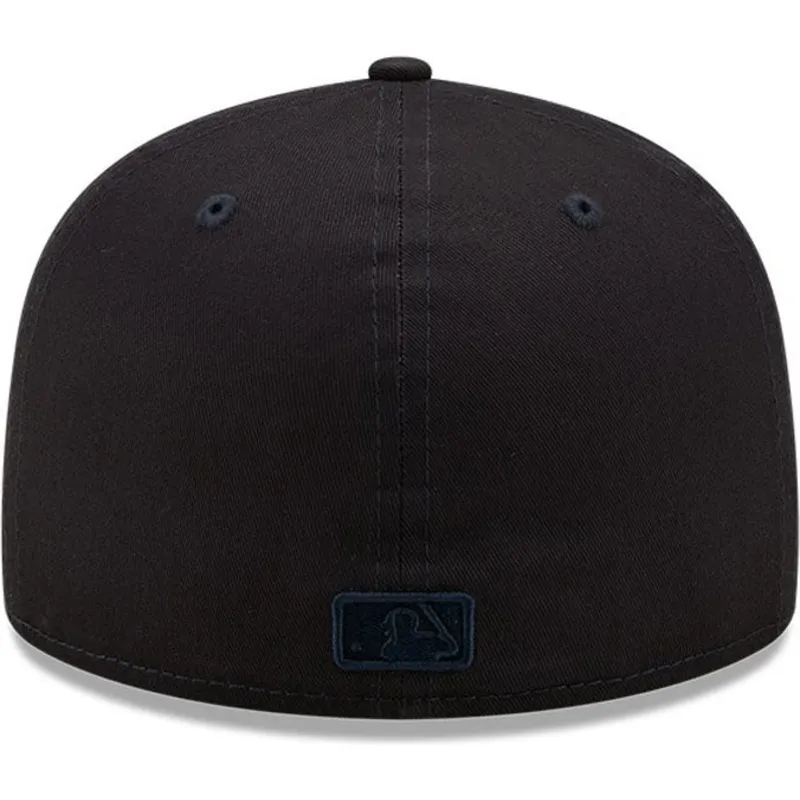 cappelli-piatta-blu-marino-regolato-59fifty-league-essential-dei-new-york-yankees-mlb-di-new-era
