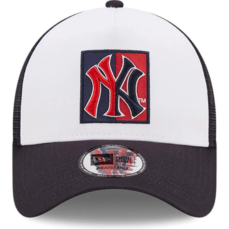 mutzen-gebogen-marineblau-snapback-a-frame-frame-team-patch-der-new-york-yankees-mlb-von-new-era mutzen-gebogen-marineblau-snapback-a-frame-frame-team-patch-der-new-york-yankees-mlb-von-new-era