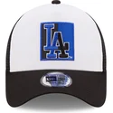 cappelli-curva-nero-snapback-a-frame-team-patch-dei-los-angeles-dodgers-mlb-di-new-era