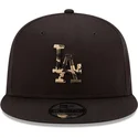 berretto-nero-a-visiera-piatta-snapback-9fifty-camo-infill-dei-los-angeles-dodgers-mlb-di-new-era