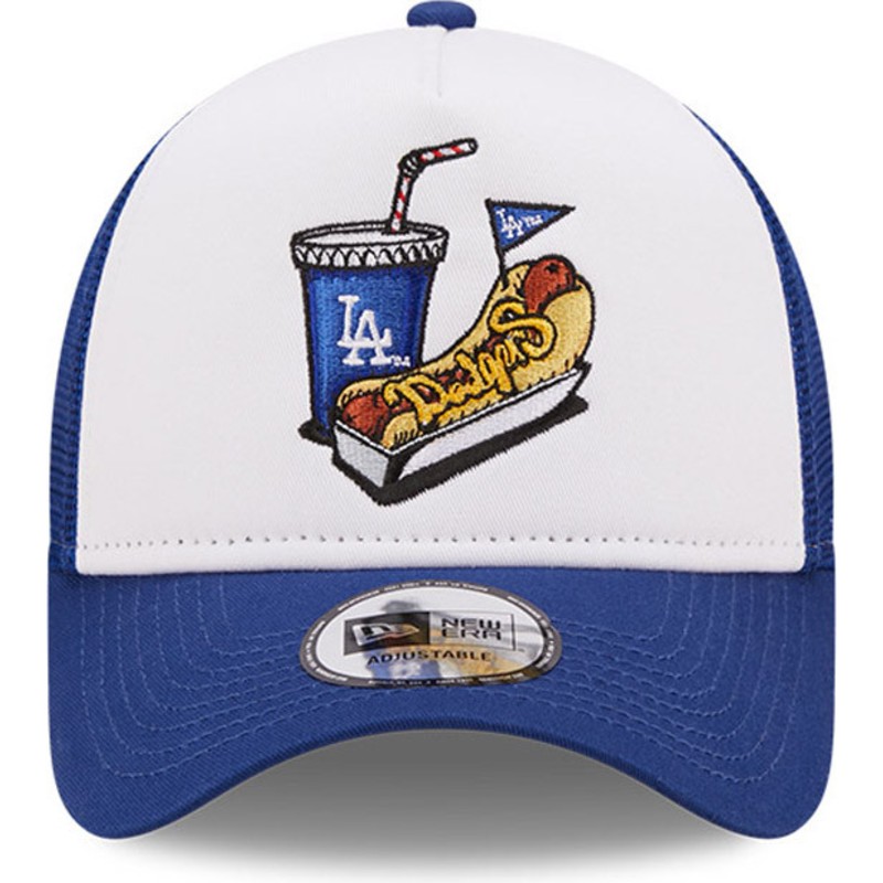 New Era A Frame Stadium Food Hot Dog Los Angeles Dodgers MLB White and