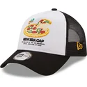 gorra-trucker-bianca-e-nera-pizza-food-pack-di-new-era