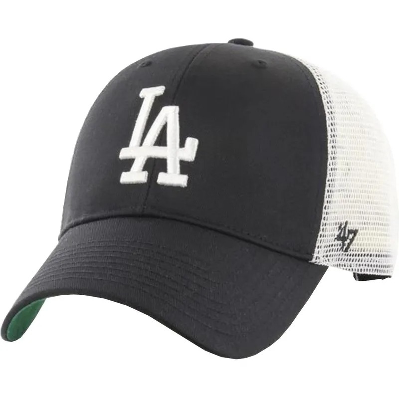 sort-og-hvid-trucker-kasket-mvp-branson-fra-los-angeles-dodgers-mlb-af-47-brand