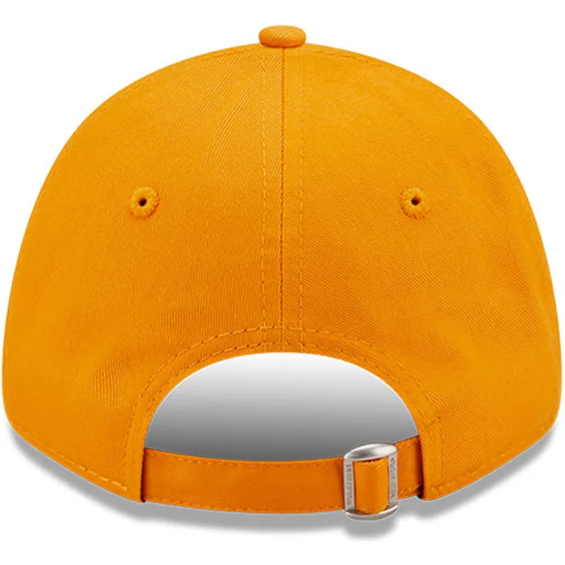 mutzen-gebogen-orange-verstellbares-band-negro-9forty-league-essential-der-los-angeles-dodgers-mlb-von-new-era