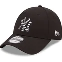 cappellino-curvo-nero-regolabile-9forty-infill-dei-new-york-yankees-mlb-di-new-era