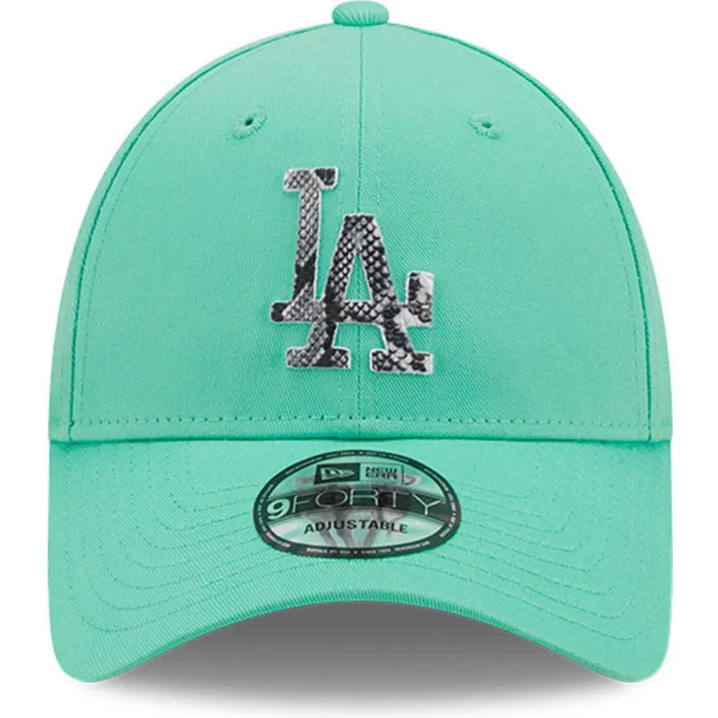 cappelli-curva-verde-cinghia-regolabile-9forty-infill-dei-los-angeles-dodgers-mlb-di-new-era