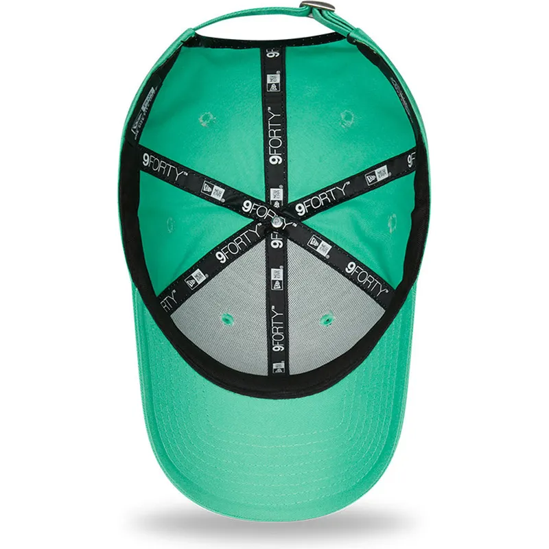 cappelli-curva-verde-cinghia-regolabile-9forty-infill-dei-los-angeles-dodgers-mlb-di-new-era