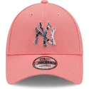 cappellino-curvo-rosa-regolabile-9forty-infill-dei-new-york-yankees-mlb-di-new-era