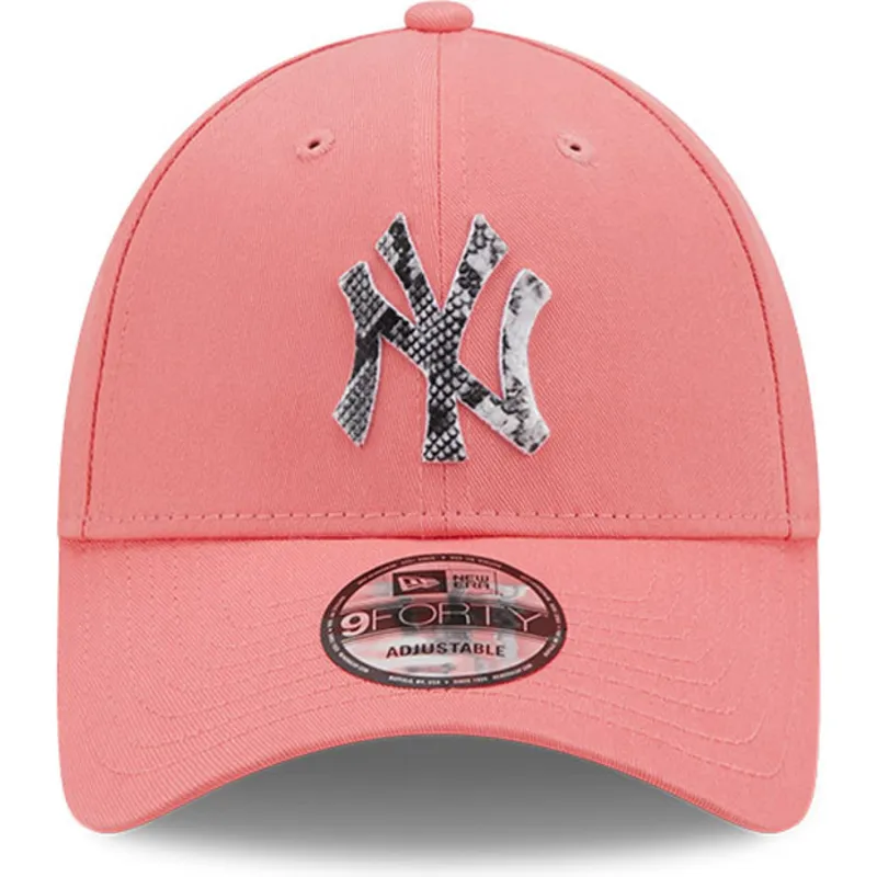 cappelli-curva-rosa-cinghia-regolabile-9forty-infill-dei-new-york-yankees-mlb-di-new-era
