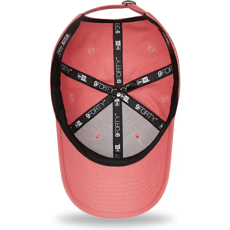 mutzen-gebogen-rosa-verstellbares-band-9forty-infill-der-new-york-yankees-mlb-von-new-era
