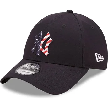 new-era-new-york-yankees-mlb-9forty-infill-verstellbare-marineblaue-kappe