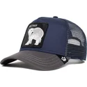 gorra-trucker-azul-marino-gris-y-negra-oso-polar-big-timer-iceberg-the-farm-de-goorin-bros