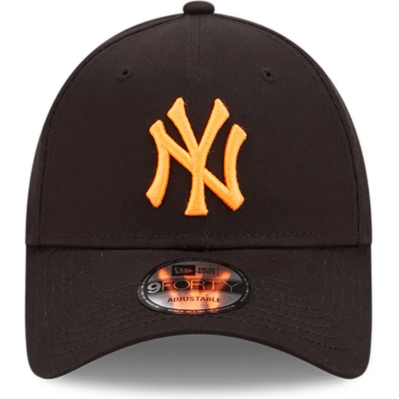 mutzen-gebogen-schwarz-verstellbares-band-9forty-neon-pack-der-new-york-yankees-mlb-von-new-era