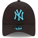 cappellino-curvo-nero-regolabile-con-logo-blu-9forty-neon-pack-dei-new-york-yankees-mlb-di-new-era