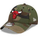 cappelli-curva-mimetizzazione-cinghia-regolabile-9forty-dei-chicago-bulls-nba-di-new-era
