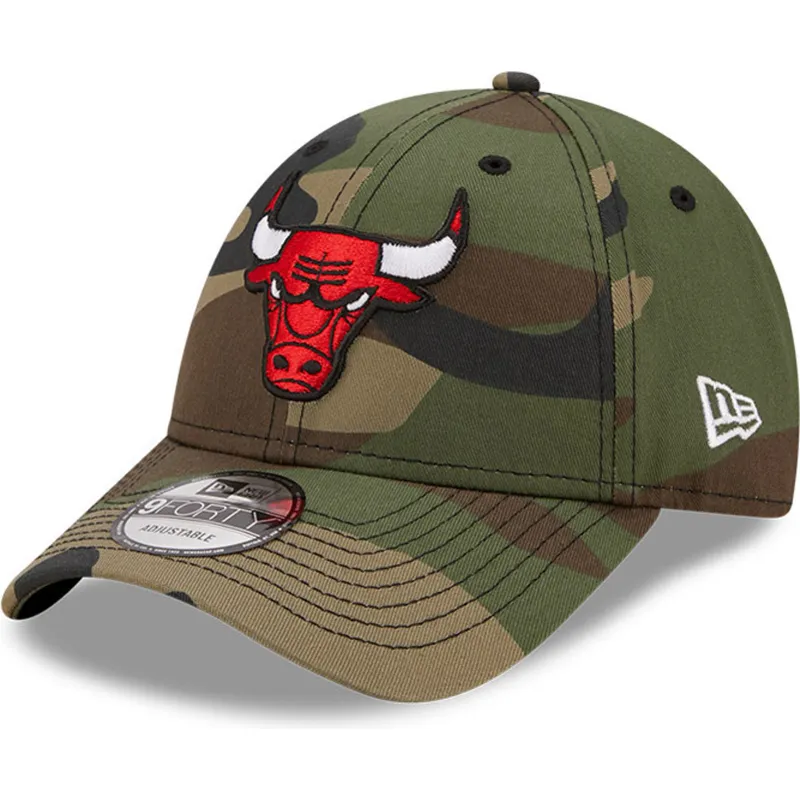 mutzen-gebogen-tarnung-verstellbares-band-9forty-der-chicago-bulls-nba-von-new-era mutzen-gebogen-tarnung-verstellbares-band-9forty-der-chicago-bulls-nba-von-new-era