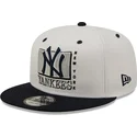 cappelli-piatta-bianco-snapback-9fifty-white-crown-dei-new-york-yankees-mlb-di-new-era