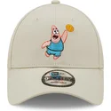 mutzen-gebogen-beige-verstellbares-band-9forty-sporty-der-patricio-estrella-bob-esponja-von-new-era