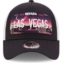 new-era-nevada-las-vegas-a-frame-license-plate-dunkelblau-weisse-trucker-kappe