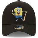 cappelli-curva-nero-snapback-a-frame-sporty-dei-bob-esponja-di-new-era