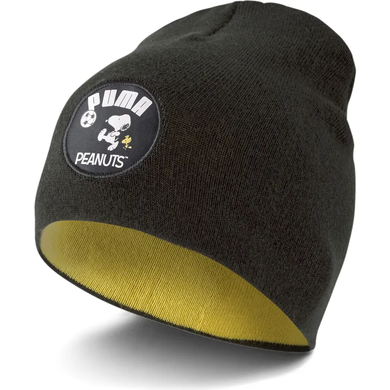 mutzen-schwarz-fur-kinder-classic-cuffless-der-snoopy-peanuts-von-puma mutzen-schwarz-fur-kinder-classic-cuffless-der-snoopy-peanuts-von-puma