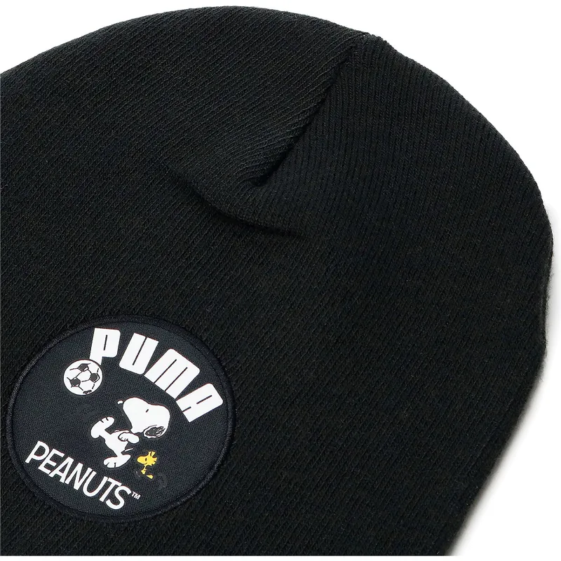 mutzen-schwarz-fur-kinder-classic-cuffless-der-snoopy-peanuts-von-puma mutzen-schwarz-fur-kinder-classic-cuffless-der-snoopy-peanuts-von-puma
