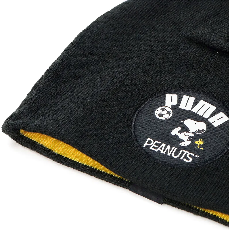 cappelli-nero-per-bambino-classic-cuffless-dei-snoopy-peanuts-di-puma