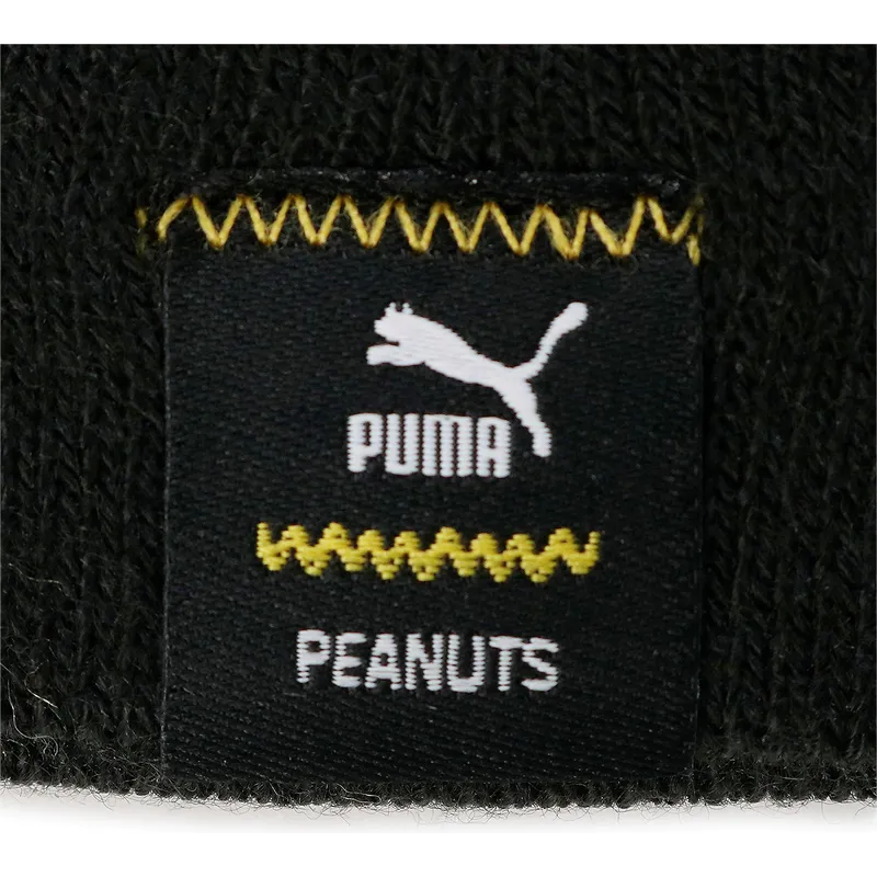 cappelli-nero-per-bambino-classic-cuffless-dei-snoopy-peanuts-di-puma