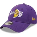 gorra-curva-violeta-ajustable-9forty-washed-pack-split-logo-de-los-angeles-lakers-nba-de-new-era