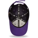 violette-gebogene-verstellbare-kappe-9forty-washed-pack-split-logo-der-los-angeles-lakers-nba-von-new-era