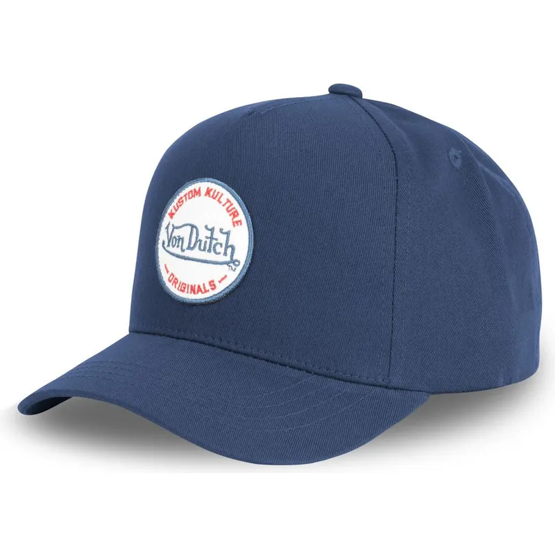 cappelli-curva-blu-marino-snapback-di-von-dutch