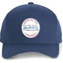 cappellino-snapback-blu-navy-con-visiera-curva-kustom-kulture-col-mar1-di-von-dutch