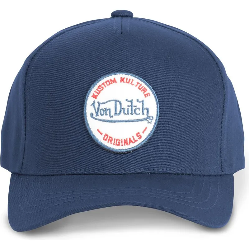 cappelli-curva-blu-marino-snapback-di-von-dutch