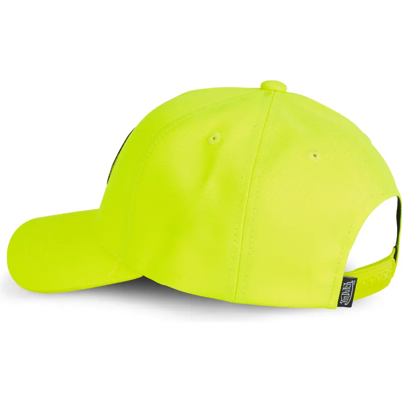 gelbe-gebogene-snapback-kappe-kustom-kulture-col-yel1-von-von-dutch