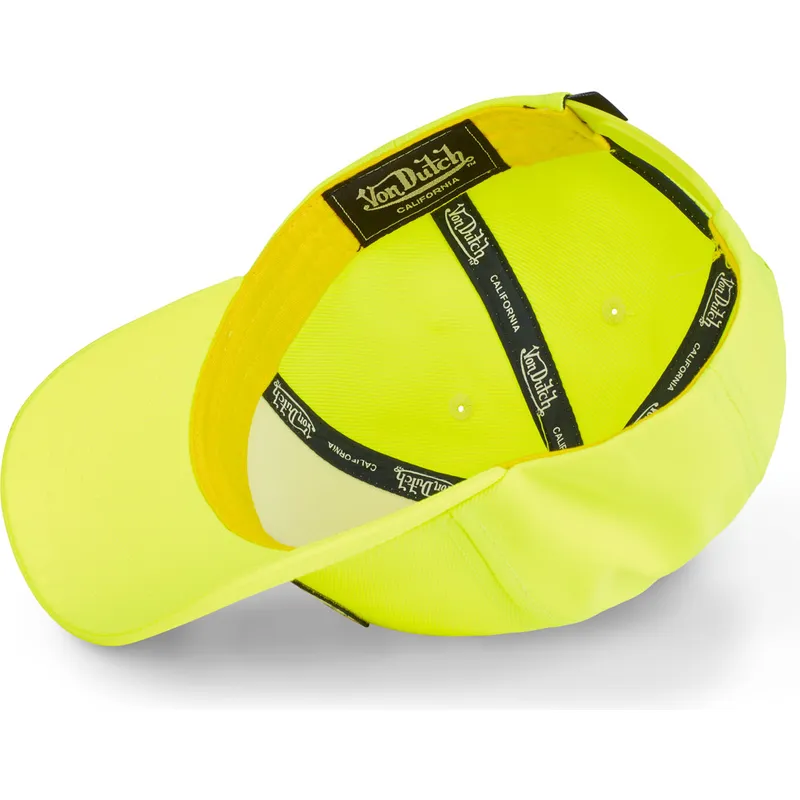 cappellino-curvo-giallo-snapback-kustom-kulture-col-yel1-di-von-dutch