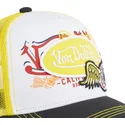 von-dutch-pat-yel-hvid-gul-og-sort-trucker-kasket