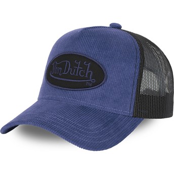 Von Dutch VEL BLU Navy Blue and Black Trucker Hat