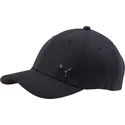 cappellino-curvo-nero-regolabile-metal-cat-di-puma