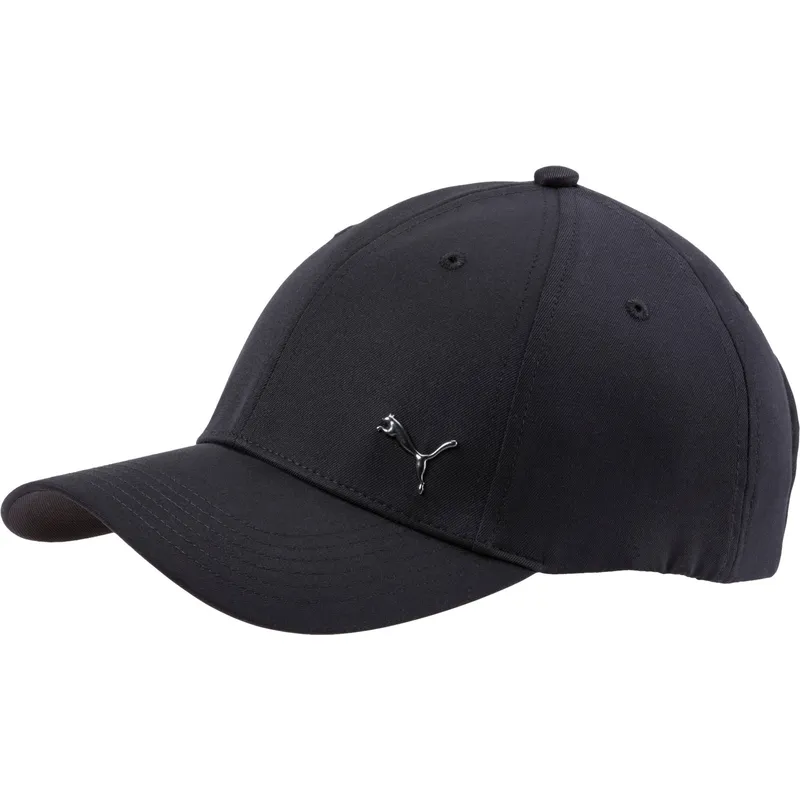 cappelli-curva-nero-cinghia-regolabile-di-puma